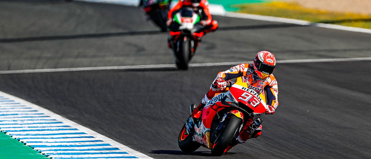 Moto gp corrida no circuito