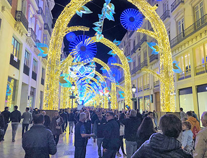 Chegada a Málaga, reunião de segurança e jantar de boas vindas