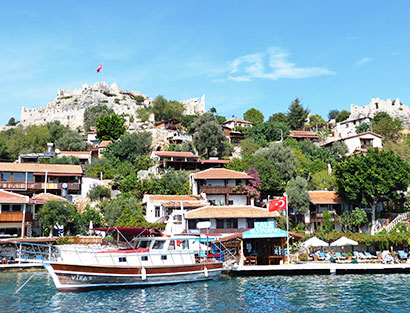 Gocek – Kekova. Noite em Kekova.