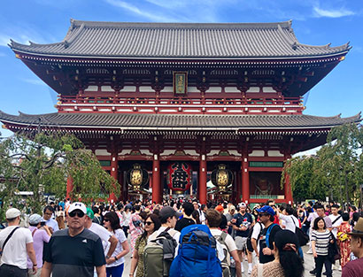 Arrival in Tokyo